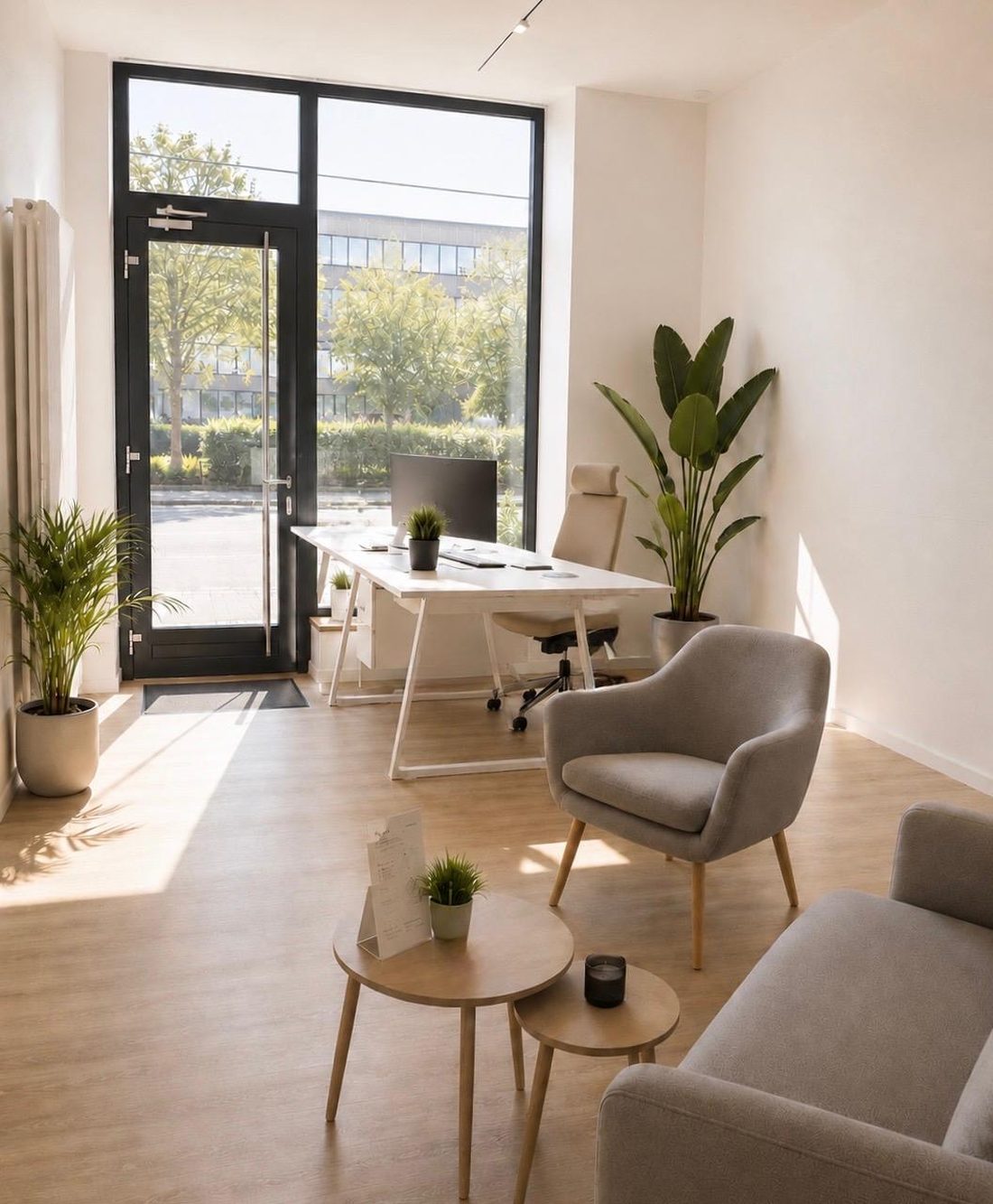 Büro und Empfangsbereich der JP Facility Services UG in Dresden